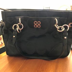 Black Coach bag excellent condition